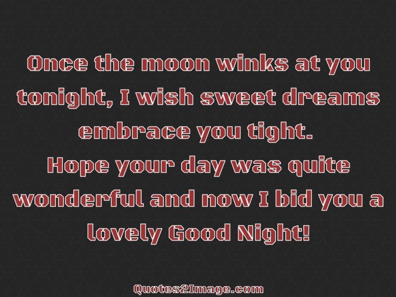 Good Night Quote Image 4467