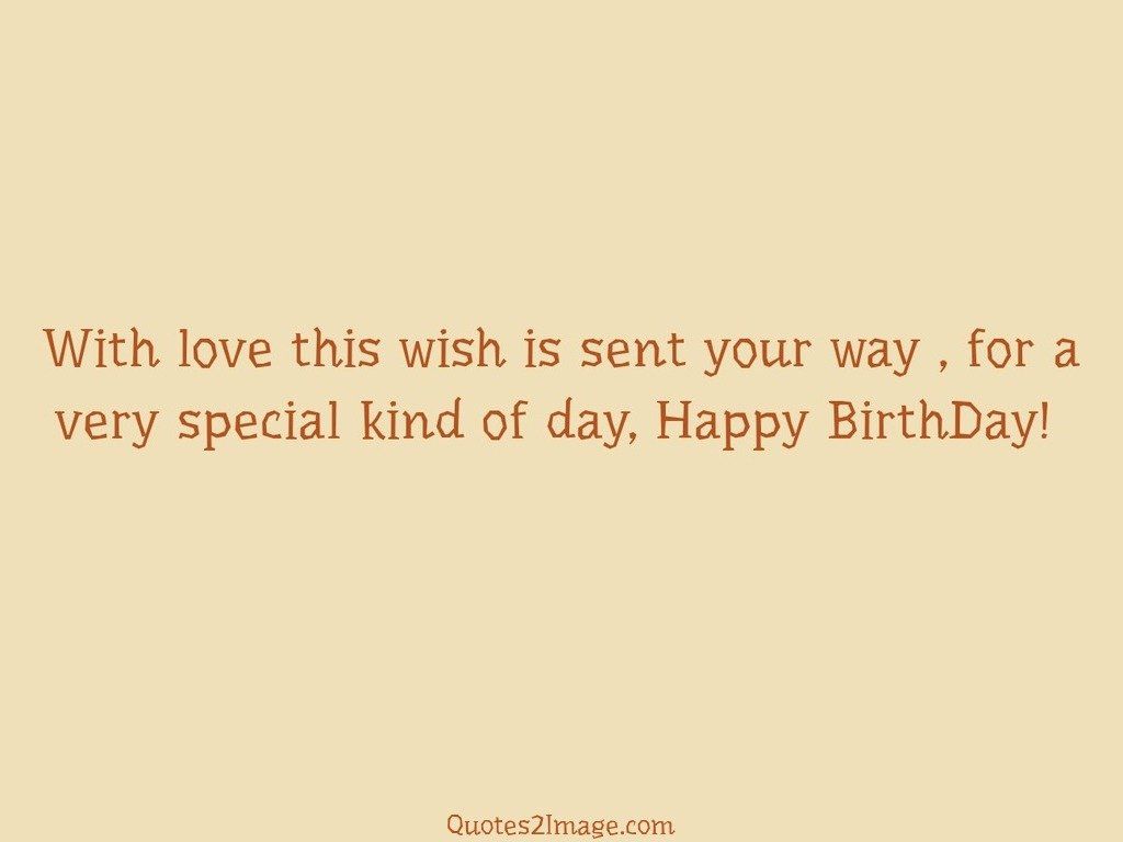 With love this wish is sent