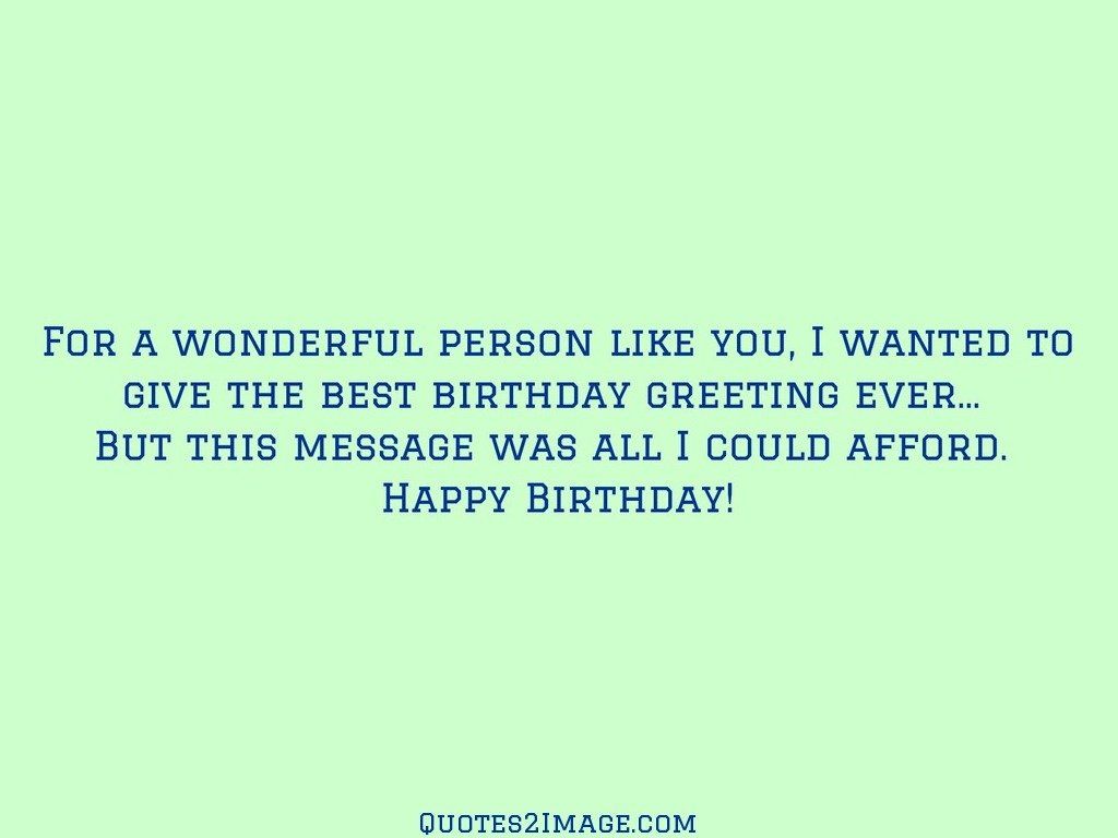 For A Wonderful Person Birthday Quotes 2 Image