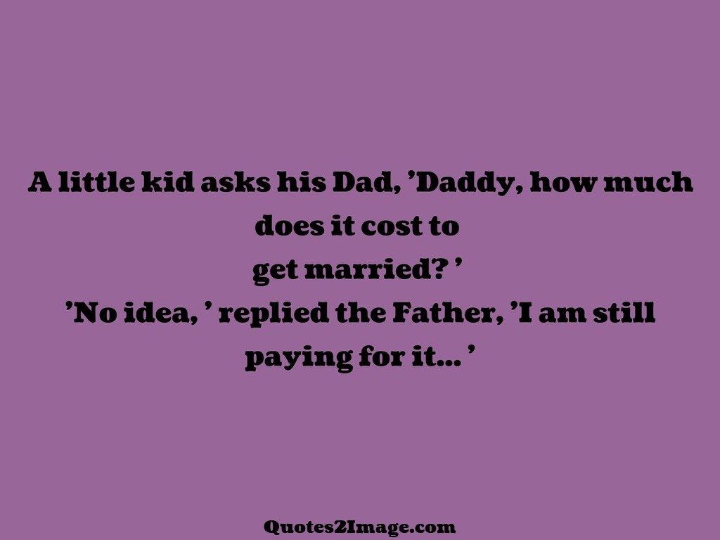 A little kid asks his Dad