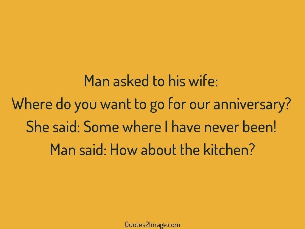 Man asked to his wife