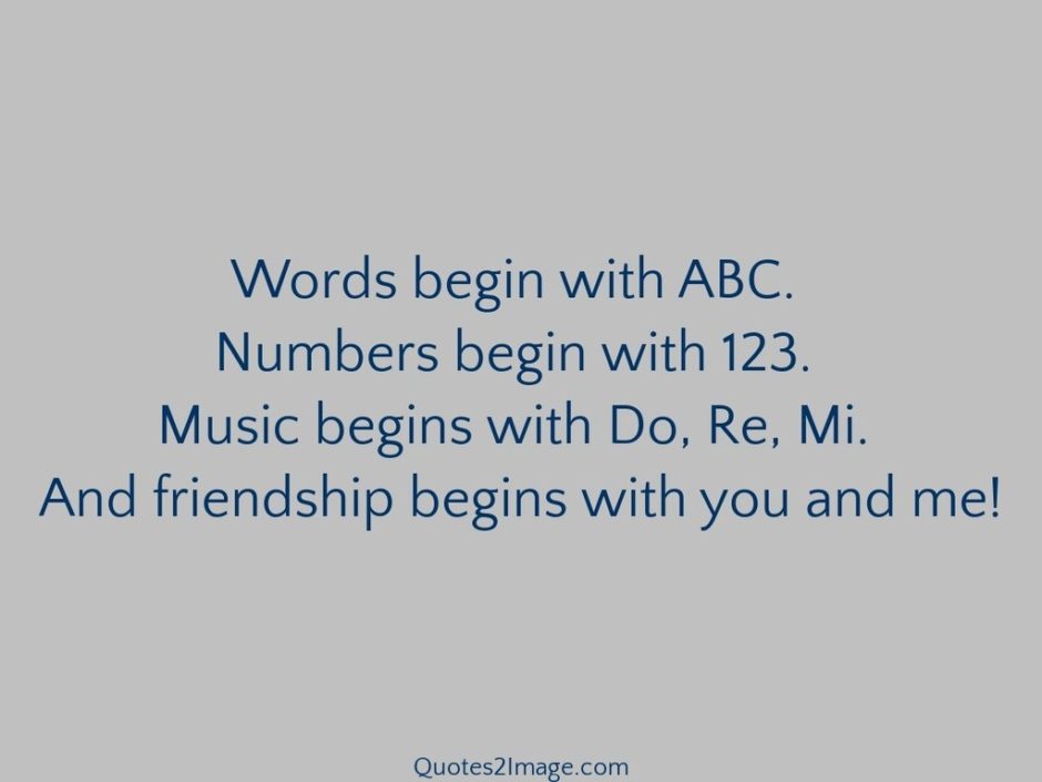 Words begin with ABC