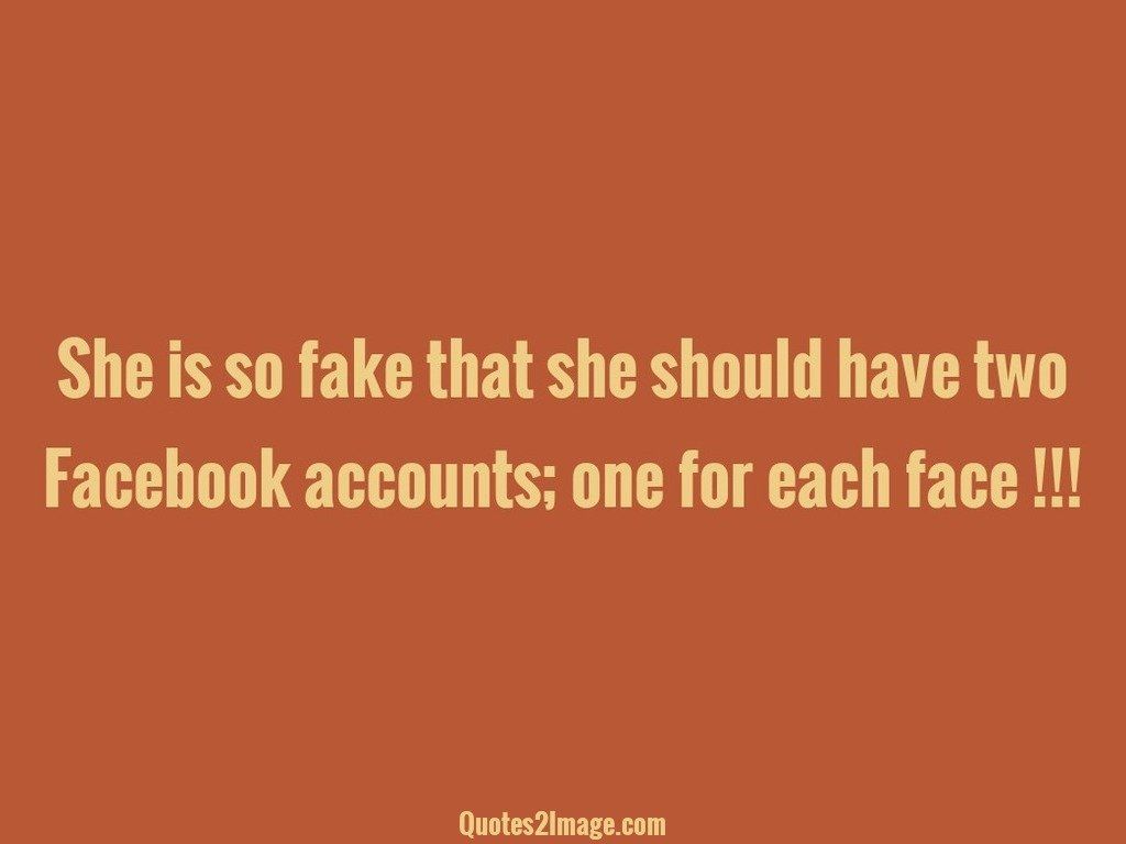 Fake Facebook accounts