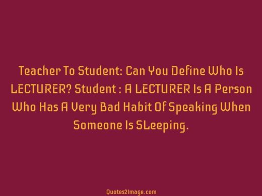 Teacher To Student
