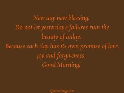 New day new blessing - Good Morning - Quotes 2 Image