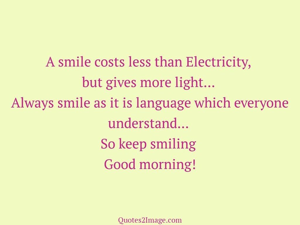 A smile costs less