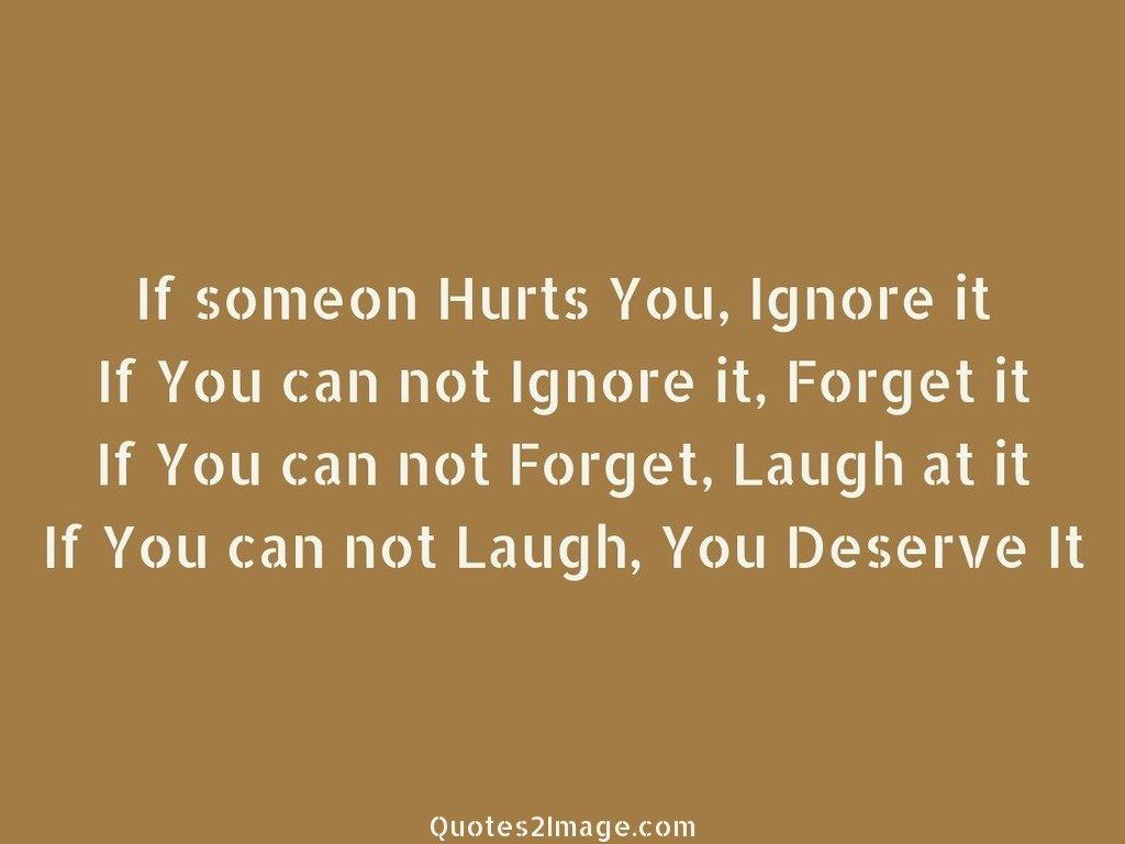 If someon Hurts