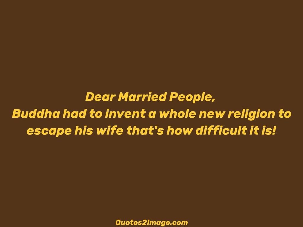 Dear Married People