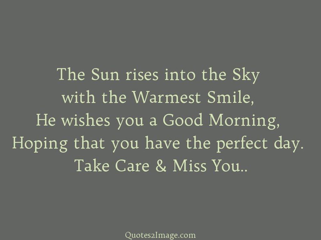 The Sun rises into the Sky