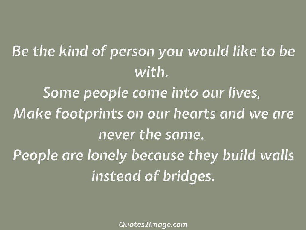 Build walls instead of bridges
