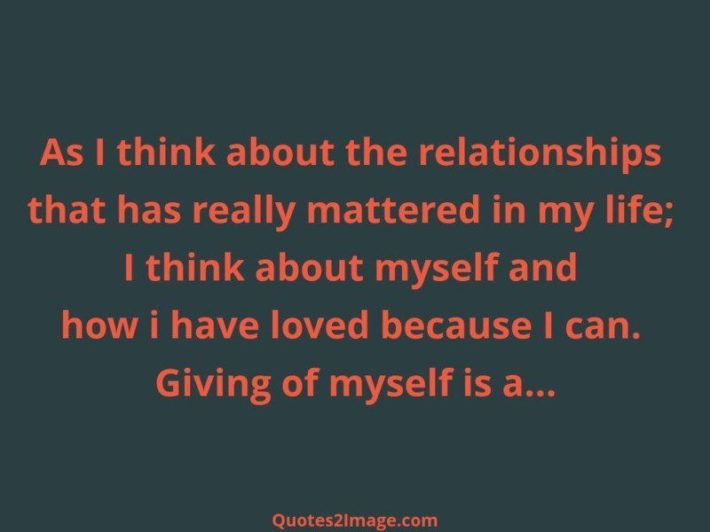 what do you think makes a good relationship